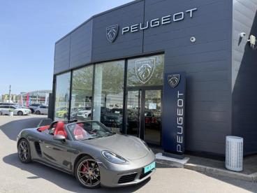 SPOTICAR Porsche Boxster 718 2.5 350ch S Pdk Euro6 Occasion - Coupé-cabriolet Essence Gris Quartz Métallisé - Arpajon - 1204065451_1