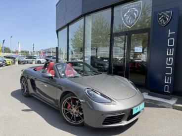 SPOTICAR Porsche Boxster 718 2.5 350ch S Pdk Euro6 Occasion - Coupé-cabriolet Essence Gris Quartz Métallisé - Arpajon - 1204065451_3