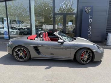 SPOTICAR Porsche Boxster 718 2.5 350ch S Pdk Euro6 Occasion - Coupé-cabriolet Essence Gris Quartz Métallisé - Arpajon - 1204065451_4