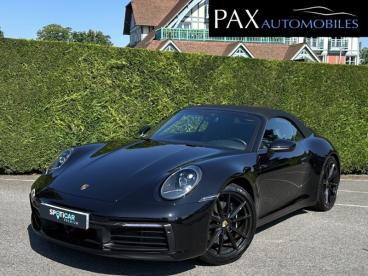 SPOTICAR Porsche 911 Type 992 Cabriolet 3.0 450 Carrera S Occasion - Coupé-cabriolet Essence Noir Intense Métallisé - Saint-cloud - 1203198106_2