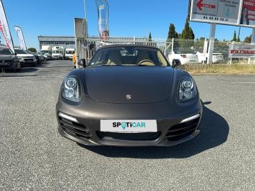 SPOTICAR Porsche Boxster 981 2.7 Roadster 24v S&s 265 Cv Occasion - Coupé-cabriolet Essence Gris Foncé - Saint Esteve - 1203588442_2