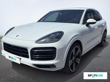 SPOTICAR Porsche Cayenne 3.0 V6 462ch E-hybrid Occasion - Suv-4x4 Hybride Rechargeable Blanc - Perpignan - 1204060068_1