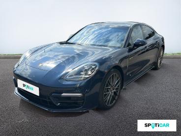 SPOTICAR Porsche Panamera 2.9 V6 462ch 4 E-hybrid Platinum Edition Occasion - Berline Hybride Rechargeable Bleu - Perpignan - 1203944795_1