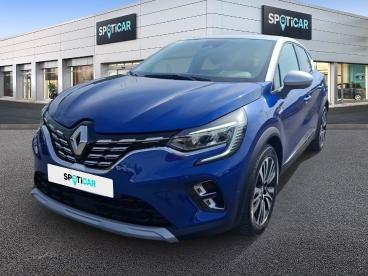 SPOTICAR Renault Captur 1.3 Tce Mild Hybrid 160ch Iconic Edc Occasion - Suv-4x4 Hybride Bleu Iron Métallisé/gris Highland - Reims - 1204120595_1