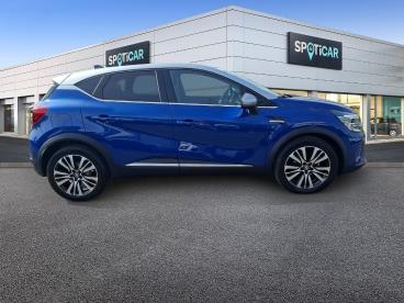 SPOTICAR Renault Captur 1.3 Tce Mild Hybrid 160ch Iconic Edc Occasion - Suv-4x4 Hybride Bleu Iron Métallisé/gris Highland - Reims - 1204120595_4