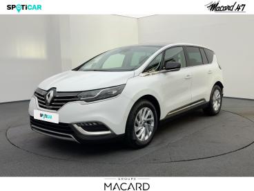SPOTICAR Renault Espace 1.6 Dci 130ch Energy Life Occasion - Monospace Diesel Blanc Glacier - Boe - 1203977013_1