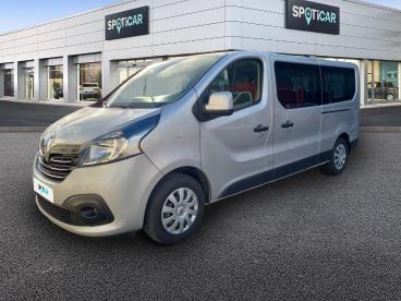 SPOTICAR Renault Trafic L2 1.6 Dci 125ch Energy Life 9 Places Occasion - Familiale Diesel Gris Platine - Saint Malo - 1203787396_1