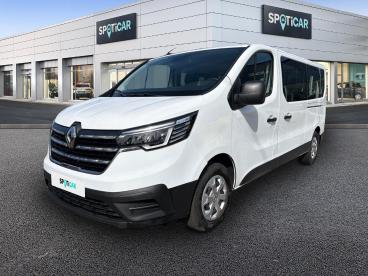 SPOTICAR Renault Trafic L2 2.0 Blue Dci 150ch S&s Zen 9 Places Occasion - Familiale Diesel Blanc Glacier - Landerneau - 1203968727_1