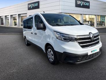 SPOTICAR Renault Trafic L2 2.0 Blue Dci 150ch S&s Zen 9 Places Occasion - Familiale Diesel Blanc Glacier - Landerneau - 1203968727_3