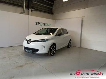 SPOTICAR Renault Zoe Intens Charge Normale R90 Occasion - Citadine Electrique Blanc - Vendome - 1203569321_1