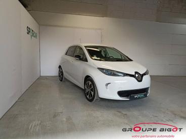 SPOTICAR Renault Zoe Intens Charge Normale R90 Occasion - Citadine Electrique Blanc - Vendome - 1203569321_2