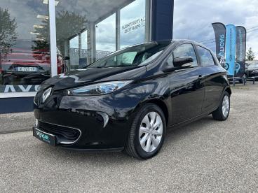 SPOTICAR Renault Zoe Intens Charge Rapide Type 2 Occasion - Citadine Electrique Noir - Montbrison - 1203573536_1