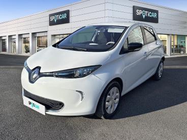 SPOTICAR Renault Zoe Life Charge Normale R75 Occasion - Citadine Electrique Blanc - Moulins - 1203683580_1