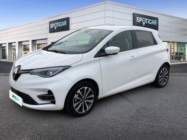 SPOTICAR Renault Zoe Intens Charge Normale R135 Occasion - Citadine Electrique Blanc Glacier - Carpentras - 1203778786_1