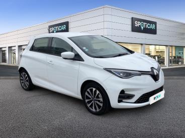 SPOTICAR Renault Zoe Intens Charge Normale R135 Occasion - Citadine Electrique Blanc Glacier - Carpentras - 1203778786_3