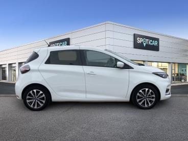 SPOTICAR Renault Zoe Intens Charge Normale R135 Occasion - Citadine Electrique Blanc Glacier - Carpentras - 1203778786_4