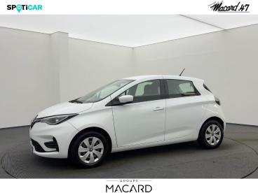 SPOTICAR Renault Zoe E-tech Zen Charge Normale R110 Achat Integral - 21 Occasion - Citadine Electrique Blanc Glacier - Bias - 1203828146_1