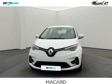 SPOTICAR Renault Zoe E-tech Zen Charge Normale R110 Achat Integral - 21 Occasion - Citadine Electrique Blanc Glacier - Bias - 1203828146_2