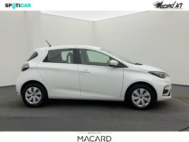 SPOTICAR Renault Zoe E-tech Zen Charge Normale R110 Achat Integral - 21 Occasion - Citadine Electrique Blanc Glacier - Bias - 1203828146_4