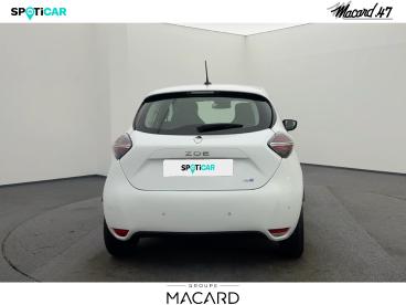 SPOTICAR Renault Zoe E-tech Zen Charge Normale R110 Achat Integral - 21 Occasion - Citadine Electrique Blanc Glacier - Bias - 1203828146_5
