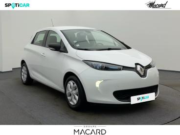 SPOTICAR Renault Zoe Life Charge Normale R90 My19 Occasion - Citadine Electrique Blanc - Castelsarrasin - 1203883068_3
