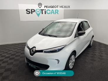 SPOTICAR Renault Zoe Life Gamme 2017 Occasion - Citadine Electrique Blanc Glacier - Meaux - 1204062212_1