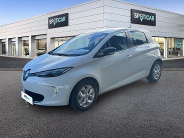 SPOTICAR Renault Zoe Life Occasion - Citadine Electrique Blanc - Coutances - 1204191741_1