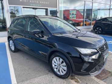 SPOTICAR Seat Arona 1.0 Tsi 115 Style Dsg7 Occasion - Citadine Essence Noir Minuit Métal - Brest - 1203303954_2