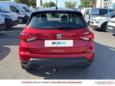 SPOTICAR Seat Arona 1.0 Tsi 110ch Copa Occasion - Citadine Essence Rouge Passion/toit Noir Minuit Métal - Saint Memmie - 1203591326_5