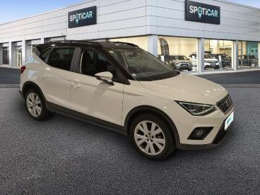 SPOTICAR Seat Arona 1.6 Tdi 95ch Start/stop Urban Euro6d-t 102g Occasion - Citadine Diesel Blanc Candy/toit Noir Minuit - Laxou - 1203743876_3