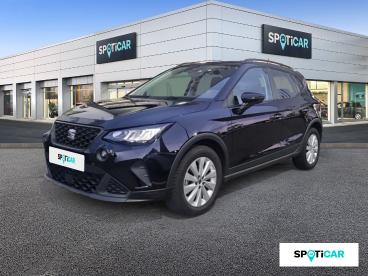 SPOTICAR Seat Arona 1.0 Tsi 95 Ch Start/stop Bvm5 Reference Occasion - Citadine Essence Midnight Black - Mougins - 1203862123_1