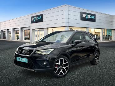 SPOTICAR Seat Arona 1.0 Ecotsi 115ch Bvm6 S/s Fr 5 Portes  (juin 2019) Occasion - Citadine Essence Noir - Vert Saint Denis - 1203884630_1