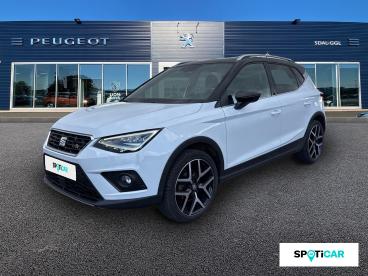 SPOTICAR Seat Arona 1.5 Tsi 150ch Act Start/stop Fr Dsg Euro6dt Occasion - Citadine Essence Blanc Nevada/toit Noir Minuit - Limoges - 1203928810_1