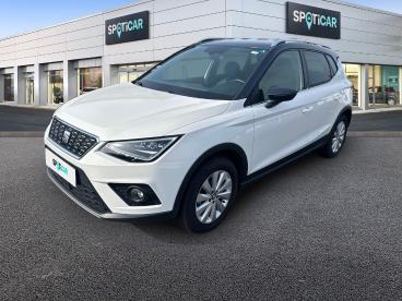 SPOTICAR Seat Arona 1.0 Ecotsi 115 Ch Start/stop Bvm6 Xcellence Occasion - Citadine Essence Blanc - Barentin - 1204107016_1