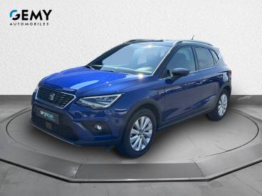 SPOTICAR Seat Arona 1.0 Ecotsi 110 Ch Start/stop Dsg7 Xcellence Occasion - Citadine Essence Bleu - Grez Neuville - 1204115652_1