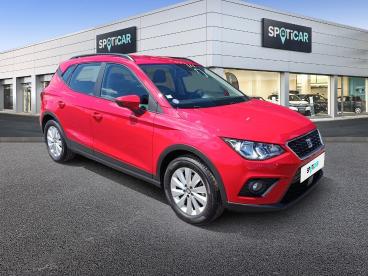 SPOTICAR Seat Arona 1.0 Ecotsi 95 Ch Start/stop Bvm5 Style Occasion - Citadine Essence Rouge - Argentan - 1204149808_3
