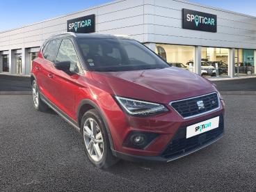 SPOTICAR Seat Arona 1.6 Tdi 95ch Start/stop Urban Euro6d-t Occasion - Citadine Diesel Rouge Désir/toit Noir Minuit - Bourgoin Jallieu - 1204203389_3