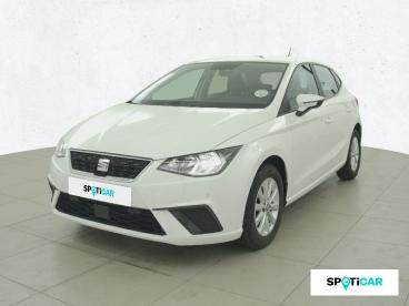 SPOTICAR Seat Ibiza 1.0 Ecotsi 95 Ch S/s Bvm5 Urban Occasion - Citadine Essence Blanc - Le Mans - 1203773012_1