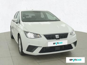 SPOTICAR Seat Ibiza 1.0 Ecotsi 95 Ch S/s Bvm5 Urban Occasion - Citadine Essence Blanc - Le Mans - 1203773012_2