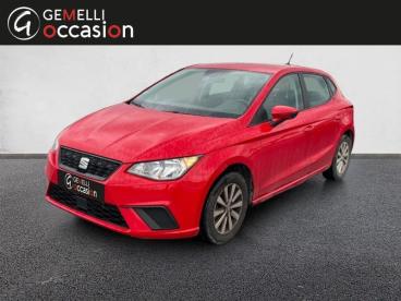 SPOTICAR Seat Ibiza 1.0 Ecotsi 110ch Style Dsg7 Occasion - Citadine Essence Rouge - Le Pontet - 1203826987_1