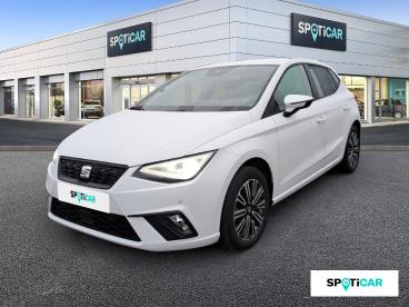 SPOTICAR Seat Ibiza 1.0 Tsi 115ch Copa Dsg7 Occasion - Citadine Essence Blanc Nevada Métallisée - Angers Cedex 01 - 1203874059_1