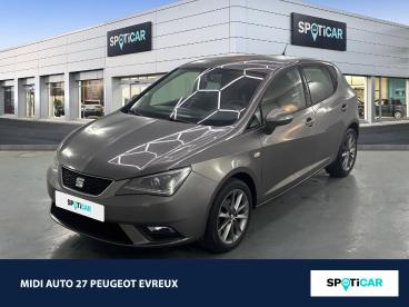 SPOTICAR Seat Ibiza 1.2 Tsi 85ch I Tech 5cv 5p Occasion - Citadine Essence Gris Pyrénéen - Normanville - 1203927297_1