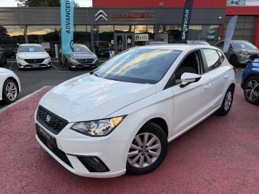 SPOTICAR Seat Ibiza 1.0 Ecotsi 95ch Style 5 Portes Occasion - Citadine Essence Blanc - Ambert - 1203996107_1