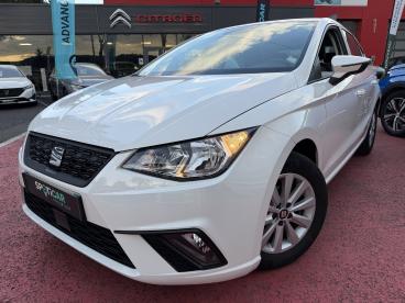 SPOTICAR Seat Ibiza 1.0 Ecotsi 95ch Style 5 Portes Occasion - Citadine Essence Blanc - Ambert - 1203996107_2