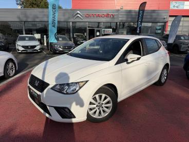 SPOTICAR Seat Ibiza 1.0 Ecotsi 95 Style Occasion - Citadine Essence Blanc - Ambert - 1203996108_1