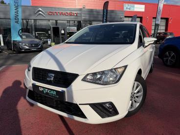 SPOTICAR Seat Ibiza 1.0 Ecotsi 95 Style Occasion - Citadine Essence Blanc - Ambert - 1203996108_2
