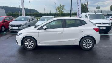 SPOTICAR Seat Ibiza 1.0 Mpi 80 Ch S/s Bvm5 Style Occasion - Citadine Essence Blanc - Herlin Le Sec - 1204079835_2