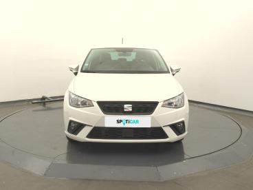SPOTICAR Seat Ibiza 1.0 Ecotsi 95 Ch S/s Bvm5 Style Occasion - Citadine Essence Blanc - Angers - 1204097140_2