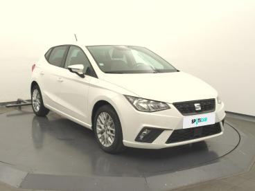 SPOTICAR Seat Ibiza 1.0 Ecotsi 95 Ch S/s Bvm5 Style Occasion - Citadine Essence Blanc - Angers - 1204097140_3
