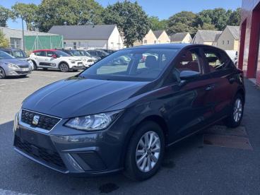 SPOTICAR Seat Ibiza 1.6 Tdi 95ch Start/stop Style Euro6d-t Occasion - Citadine Diesel Gris Magnétique - Pont L'abbe - 1204103998_1